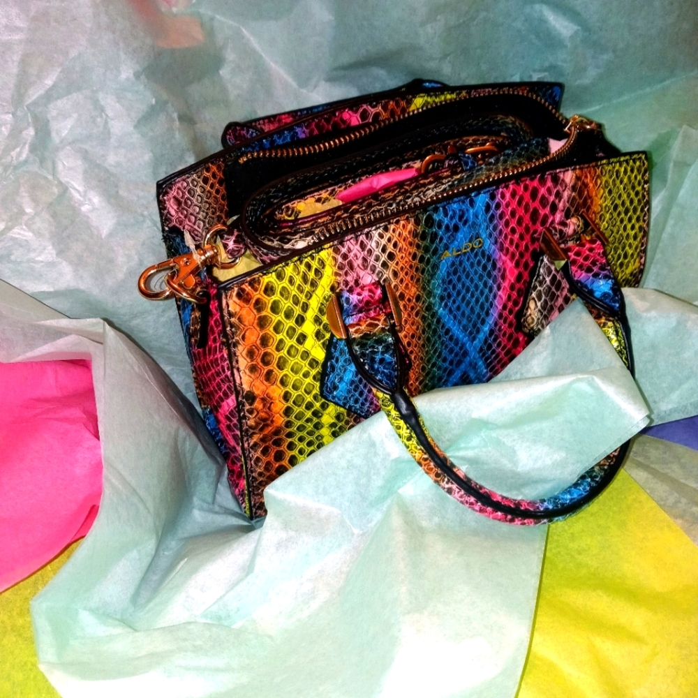 Women's multicolor animal print handbag by ALDO!